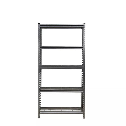 5 Tier Metal Wire Shelving Unit Storage Rack - 1000kg Load Weight, Black