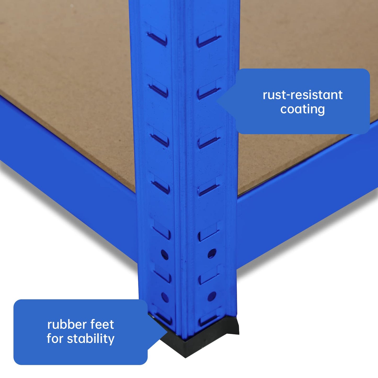 5 Tiers Metal Shelving Units Warehouse 180X100X40CM Racking Shelf Heavy Duty Steel 175kgs Per Bay