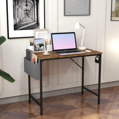 Computer Desk Laptop PC Study Table Writing Home Office Desk Workstation Storage 100CM