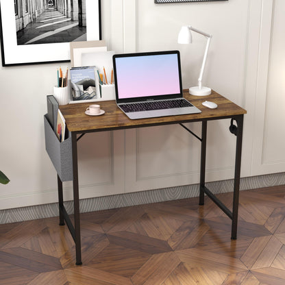 Computer Desk Laptop PC Study Table Writing Home Office Desk Workstation Storage 100CM