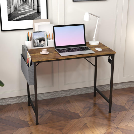 Computer Desk Laptop PC Study Table Writing Home Office Desk Workstation Storage 100CM