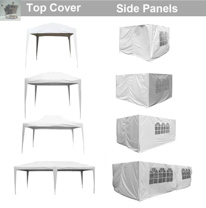 Side Panels+Top Cover for 3x3m Pop Up Gazebo Outdoor Garden Marquee Party Tent New Royalcart