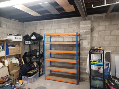 Warehouse Racking 5 Tier Shelving Heavy Duty 250kg Storage Garage Workshop shed