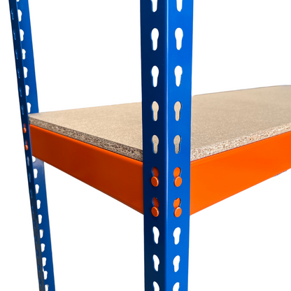 Warehouse Racking 5 Tier Shelving 180x120x45 Heavy Duty 250kg Storage Garage Workshop shed