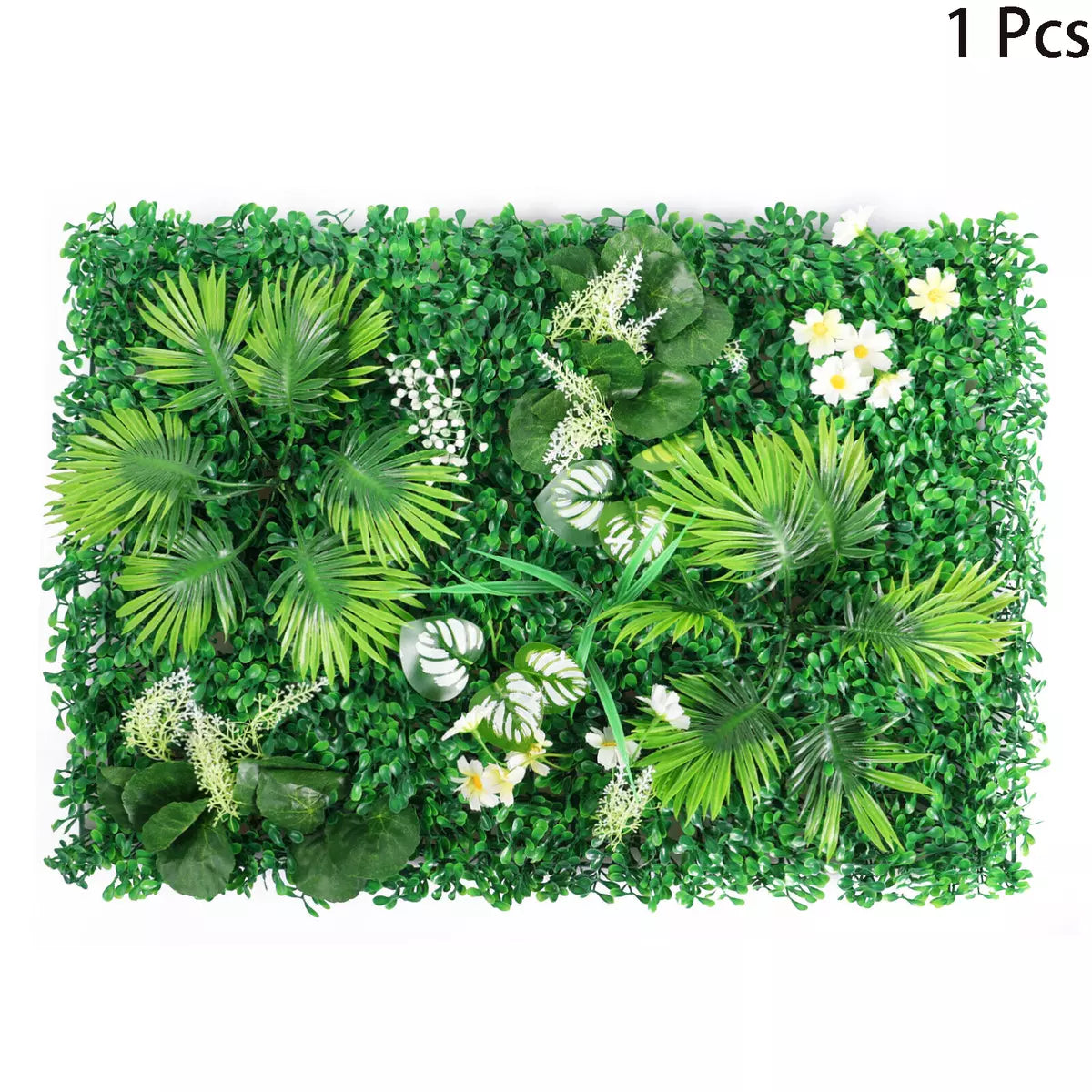 12 x Plant Artificial Mat Greenery Wall Hedge Fence Foliage Panel Home wedding pannel