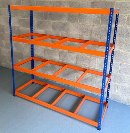 Warehouse Racking 5 Tier Shelving 180x120x45 Heavy Duty 250kg Storage Garage Workshop shed