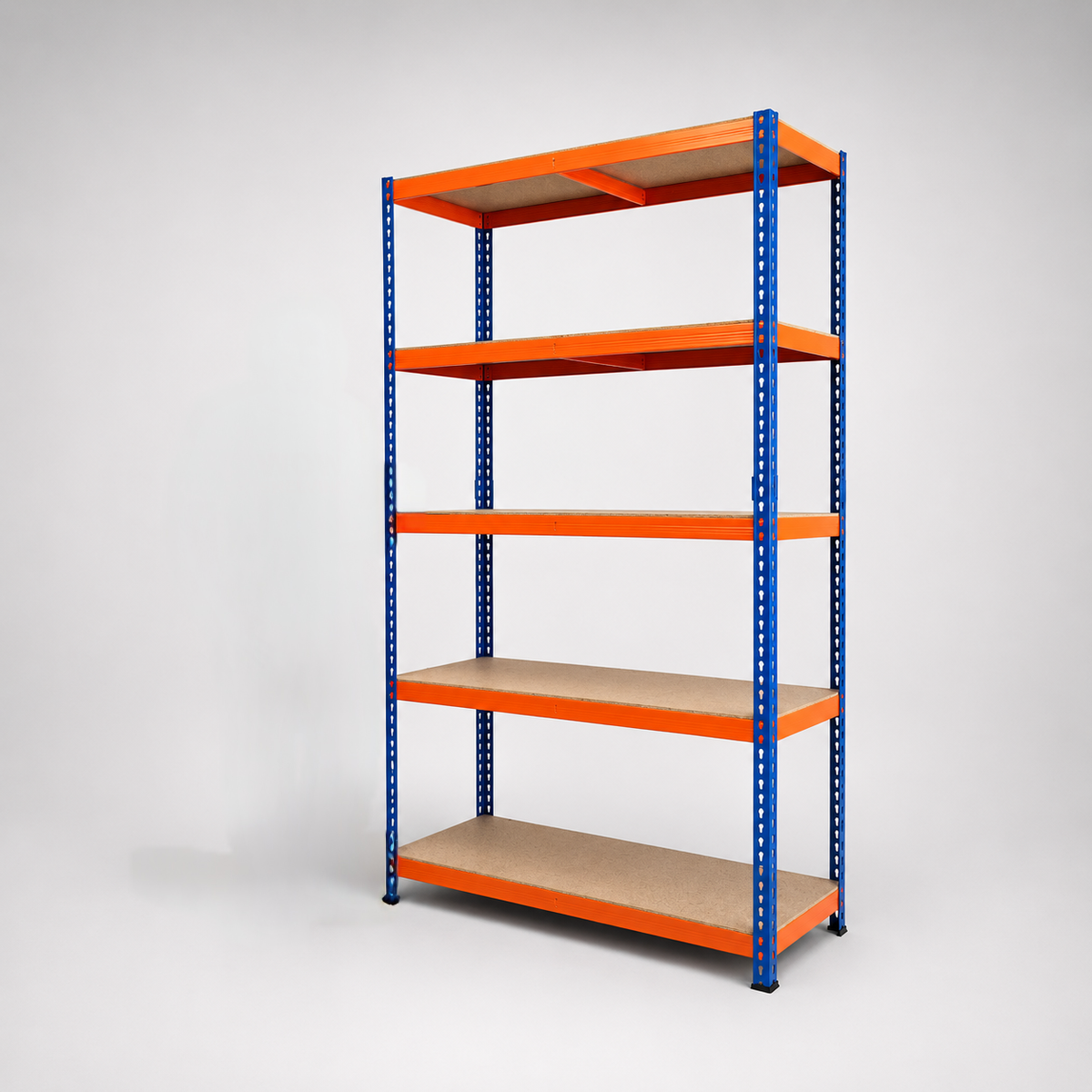 Warehouse Racking 5 Tier Shelving 180x120x45 Heavy Duty 250kg Storage Garage Workshop shed