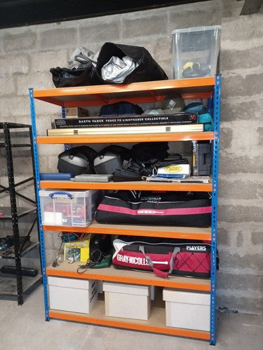Warehouse Racking 5 Tier Shelving Heavy Duty 250kg Storage Garage Workshop shed
