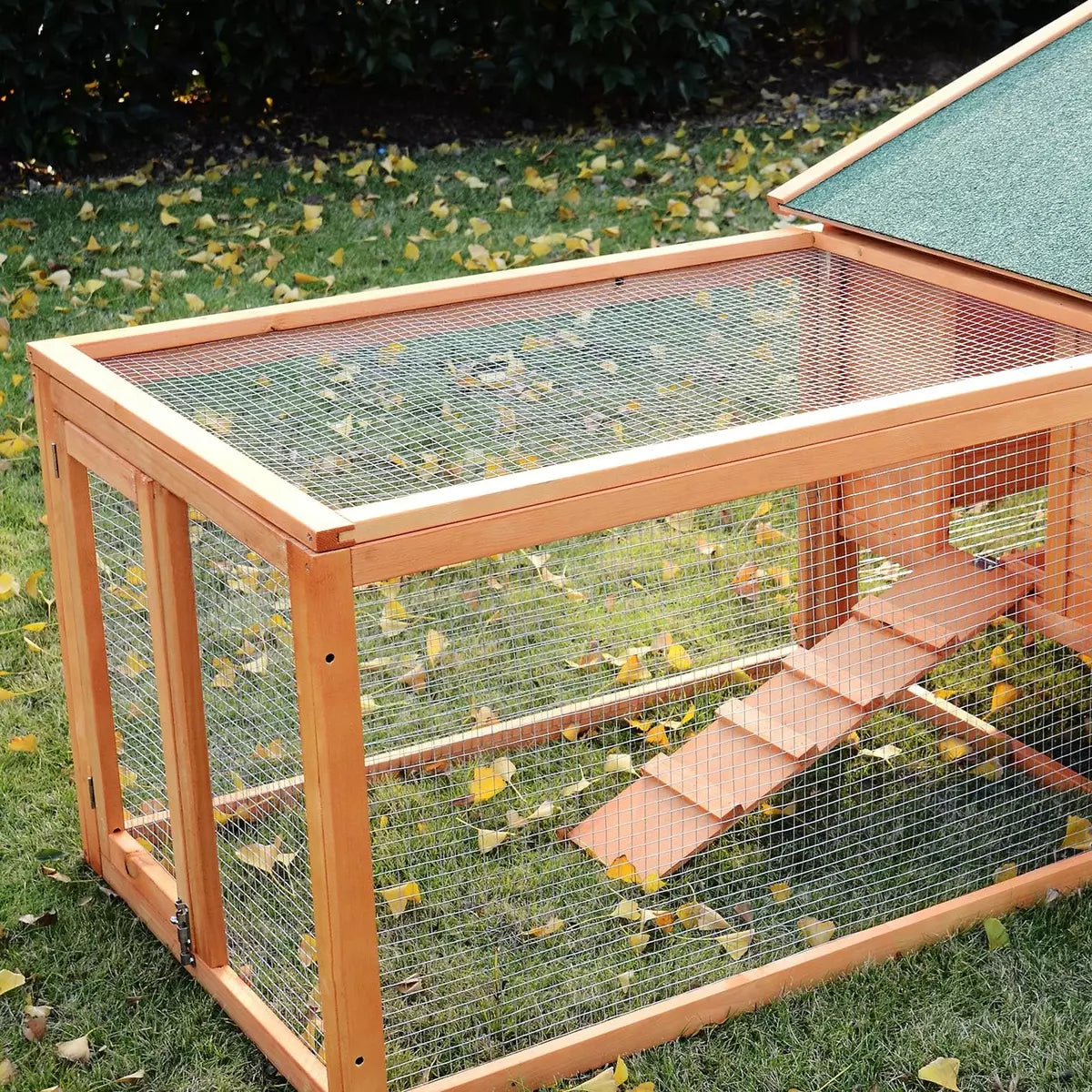 Extra Large 10FT Chicken Coop Hen Poultry Ark House Rabbit Hutch Run Nest XL New