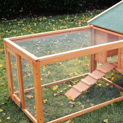Extra Large 10FT Chicken Coop Hen Poultry Ark House Rabbit Hutch Run Nest XL New