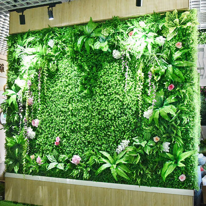 36X Artificial Plant Fence Greenery Wall Hedge Grass Mat Foliage Screen Panels UK