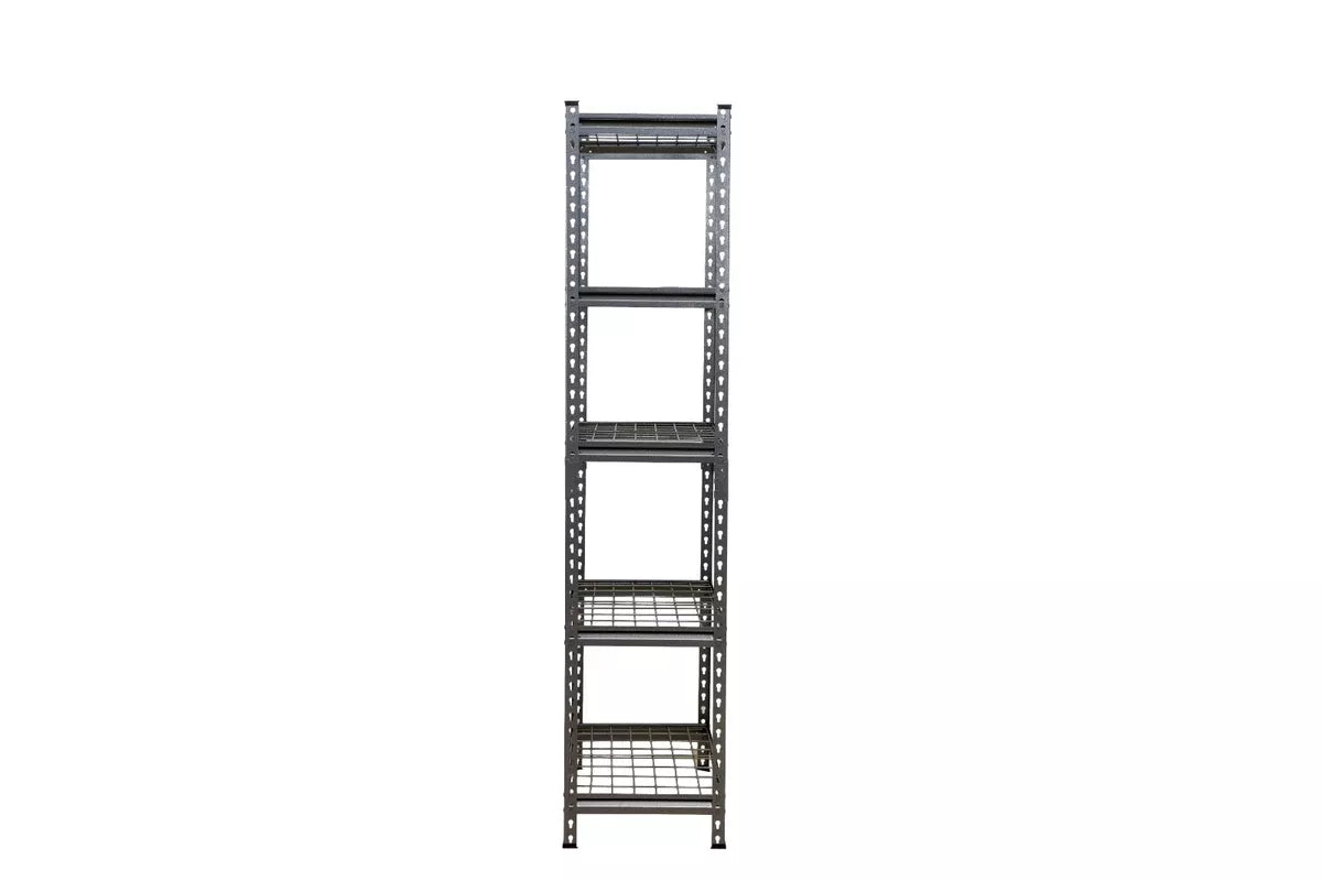 5 Tier Metal Wire Shelving Unit Storage Rack - 1000kg Load Weight, Black