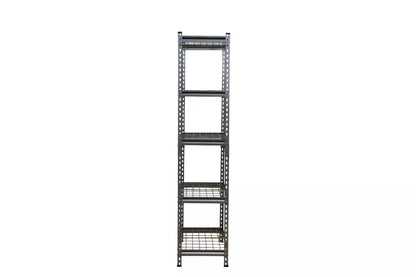 5 Tier Metal Wire Shelving Unit Storage Rack - 1000kg Load Weight, Black